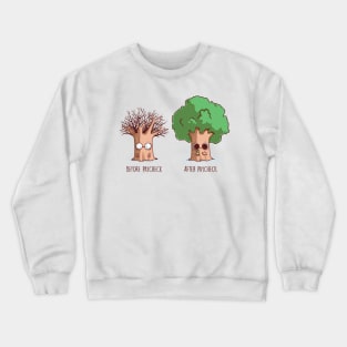 Before and After Paycheck Crewneck Sweatshirt